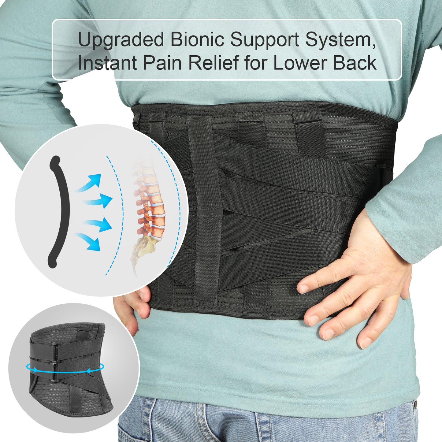 Back Support Brace for Lower Back Pain