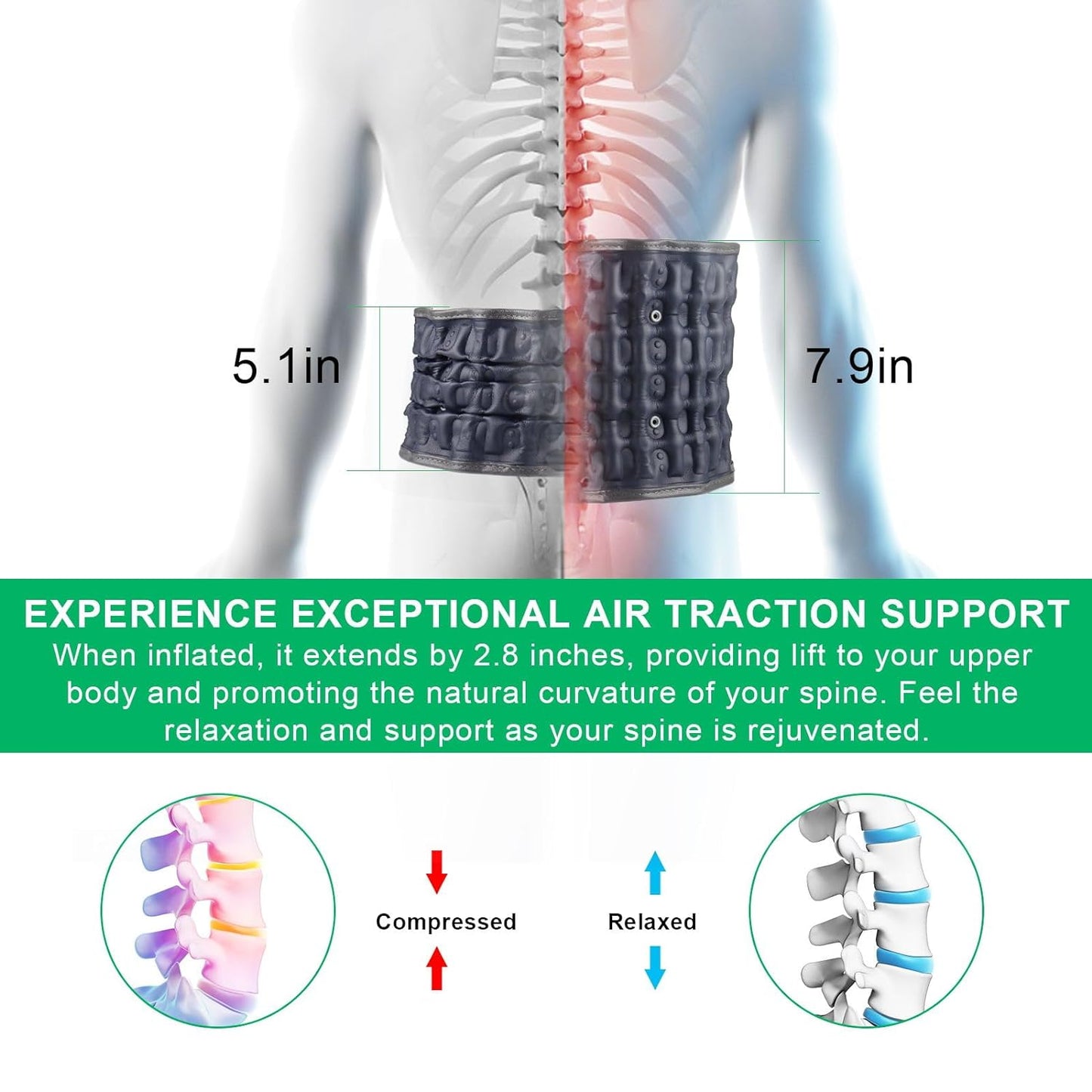 Decompression Back Belt for Lower Back Pain